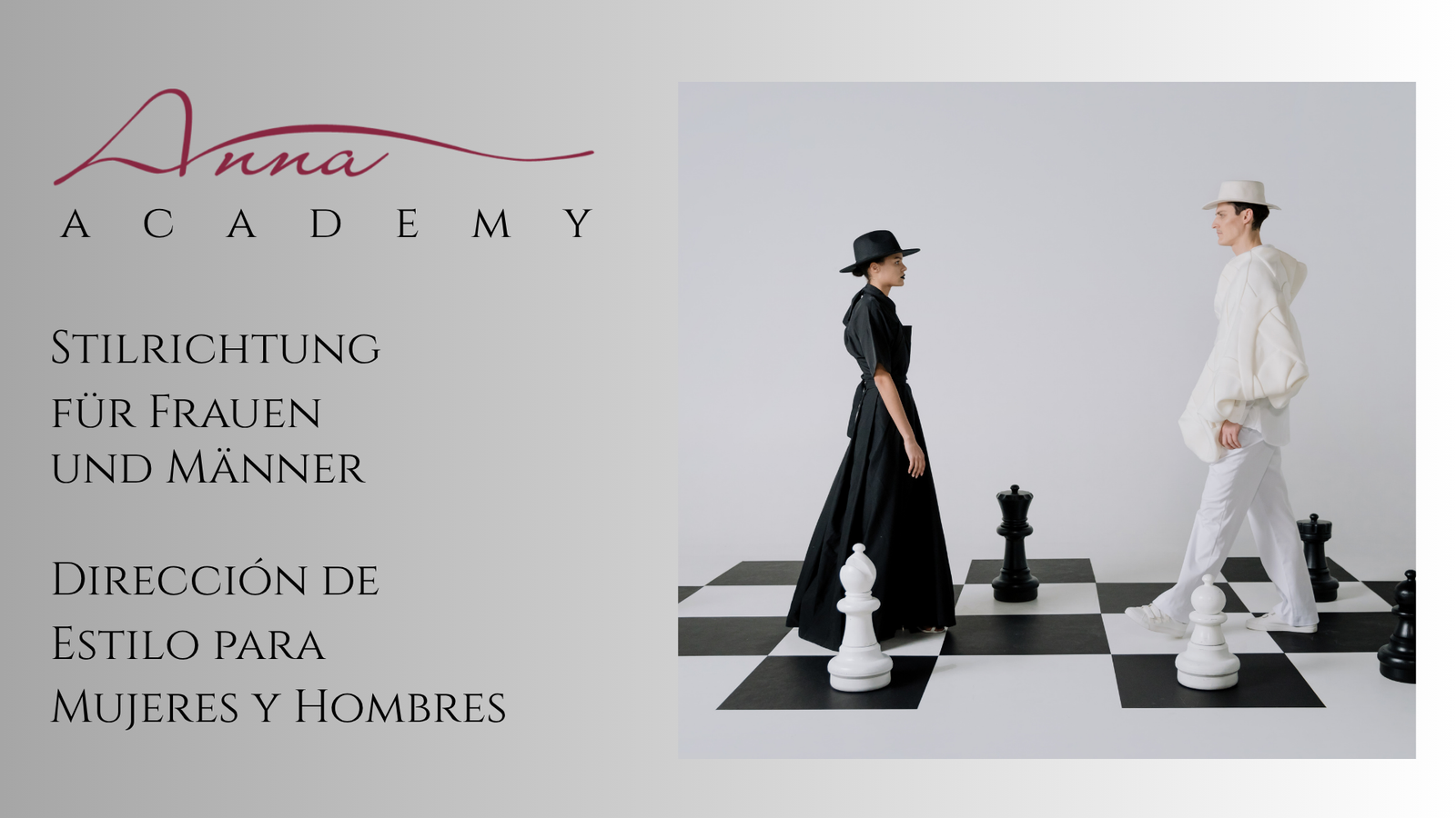 Stilrichtung Frauen Männer Kurs Anna Style Academy